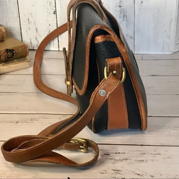 Dooney & Bourke Vintage Navy AWL Equestrian Bag - Picture 3 of 15